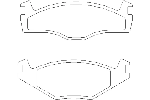 2088707 TEXTAR Комплект тормозных колодок, дисковый тормоз (фото 2)