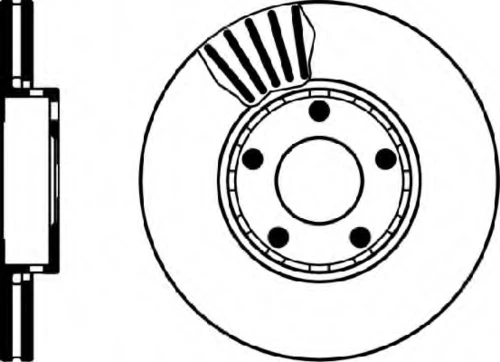92057600 TEXTAR Тормозной диск (фото 2)