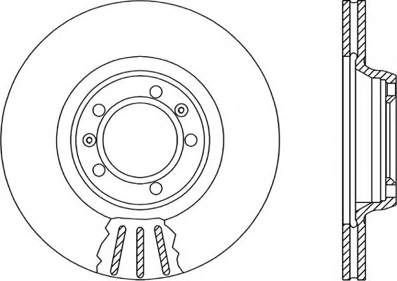 BDR1012.20 OPEN PARTS Тормозной диск (фото 1)