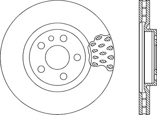 BDR1018.20 OPEN PARTS Тормозной диск (фото 1)