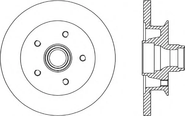 BDR1580.10 OPEN PARTS Тормозной диск (фото 1)