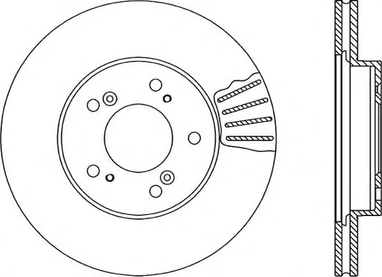 BDR1681.20 OPEN PARTS Тормозной диск (фото 1)