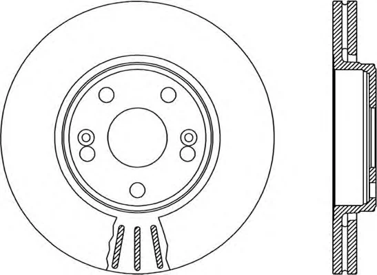 BDR1879.20 OPEN PARTS Тормозной диск (фото 1)