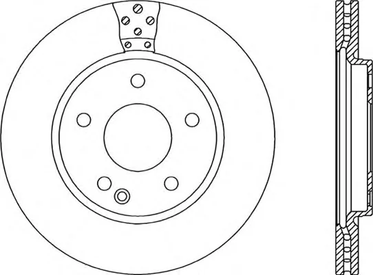 BDR1951.20 OPEN PARTS Тормозной диск (фото 1)