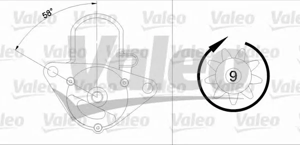 455932 VALEO Стартер (фото 1)