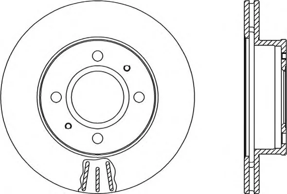 BDR2056.20 OPEN PARTS Тормозной диск (фото 1)