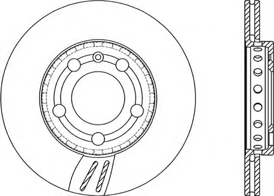 BDR2066.20 OPEN PARTS Тормозной диск (фото 1)