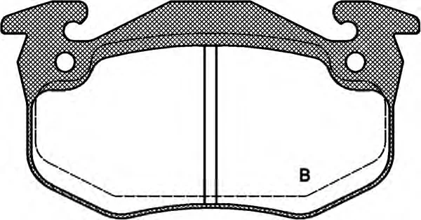 BPA0144.24 OPEN PARTS Тормозные колодки (фото 2)