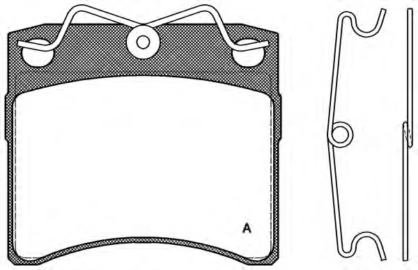 BPA0385.00 OPEN PARTS Тормозные колодки (фото 1)