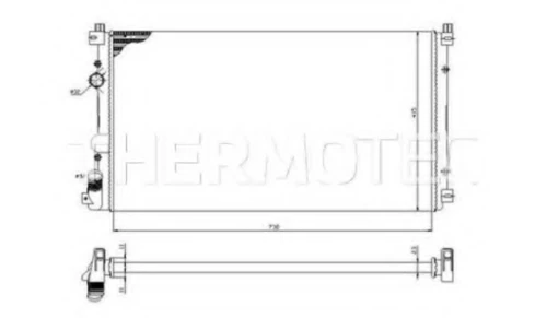 D7R010TT THERMOTEC Радиатор, охлаждение двигателя (фото 3)