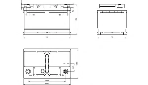 BT073L3B.00 OPEN PARTS Аккумулятор (фото 1)