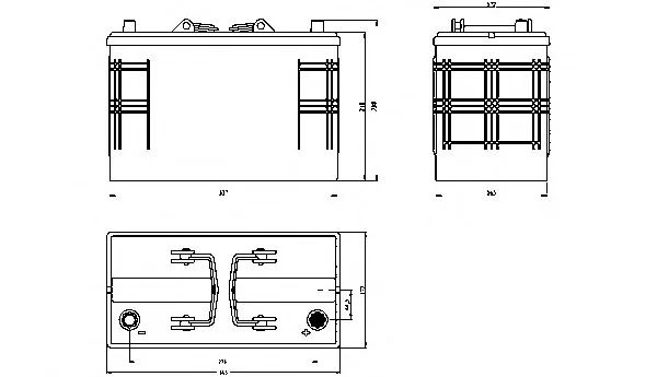 BT110T.00 OPEN PARTS Аккумулятор (фото 1)