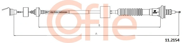11.2154 COFLE Трос, управление сцеплением (фото 1)