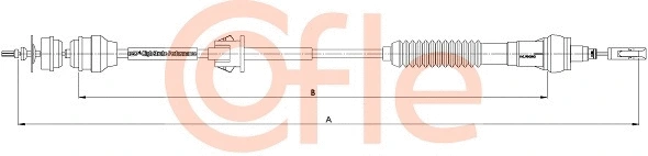 11.2283 COFLE Трос, управление сцеплением (фото 1)