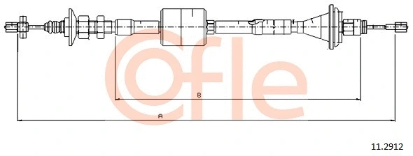 11.2912 COFLE Трос, управление сцеплением (фото 1)