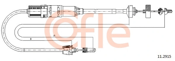 11.2915 COFLE Трос, управление сцеплением (фото 1)