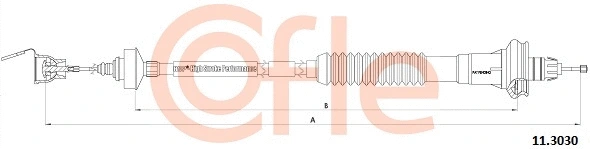 11.3030 COFLE Трос, управление сцеплением (фото 1)