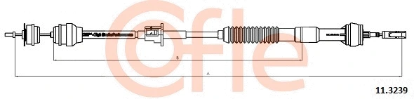 11.3239 COFLE Трос, управление сцеплением (фото 1)