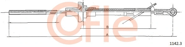 1142.3 COFLE Трос, управление сцеплением (фото 1)