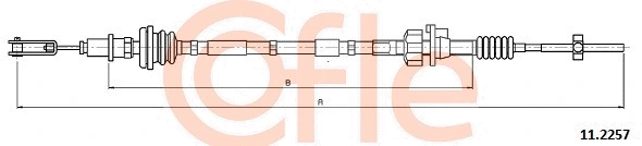 92.11.2257 COFLE Трос, управление сцеплением (фото 1)