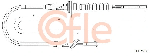 92.11.2537 COFLE Трос, управление сцеплением (фото 1)
