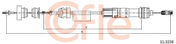92.11.3238 COFLE Трос, управление сцеплением (фото 1)