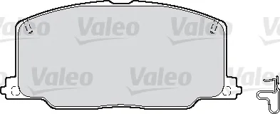 540456 VALEO Тормозные колодки (фото 1)