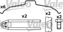 541682 VALEO Тормозные колодки (фото 3)