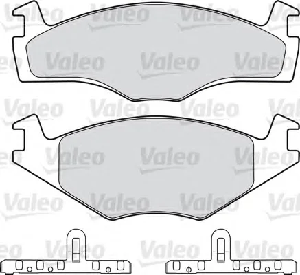 551025 VALEO Тормозные колодки (фото 1)