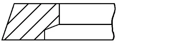 NR128 GOETZE Поршневое кольцо (фото 1)