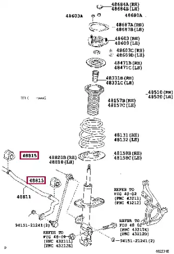 4881542111 TOYOTA Втулка стабилизатора bmw (фото 1)