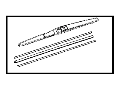 85242-0E080 TOYOTA Щетка стеклоочистителя toyota (фото 2)