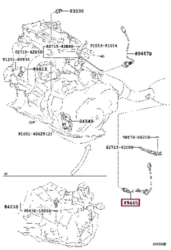 8946542210 TOYOTA Лямбда-зонд lexus gs/ls, mazda 3, mitsubishi colt iv/v/galant 2.0 88> (фото 1)