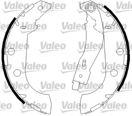 562644 VALEO Тормозные колодки (фото 1)