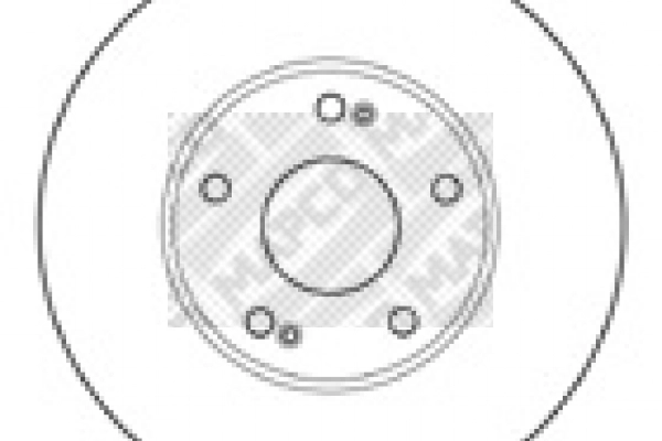 15122 MAPCO Тормозной диск (фото 1)
