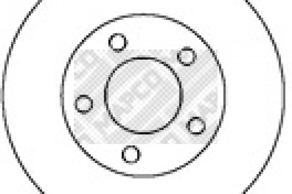 15283 MAPCO Тормозной диск (фото 2)
