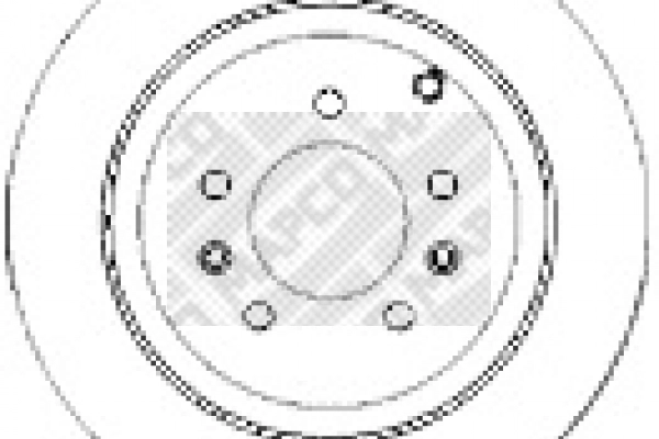 15314 MAPCO Тормозной диск (фото 1)
