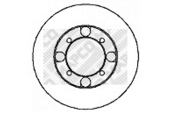 15547 MAPCO Тормозной диск (фото 1)