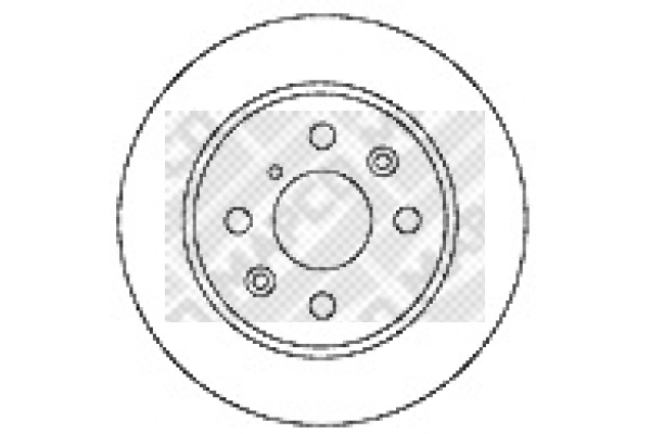 15570 MAPCO Тормозной диск (фото 1)
