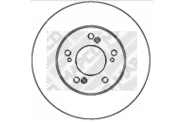 15625 MAPCO Тормозной диск (фото 2)