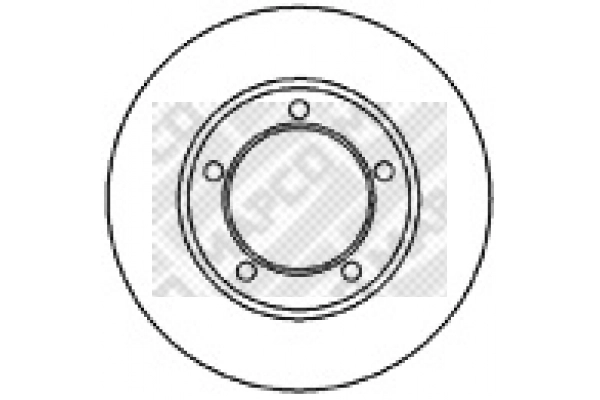 15683 MAPCO Тормозной диск (фото 1)