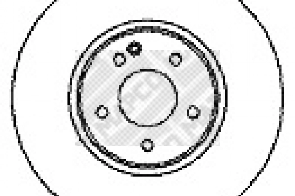 15790 MAPCO Тормозной диск (фото 1)