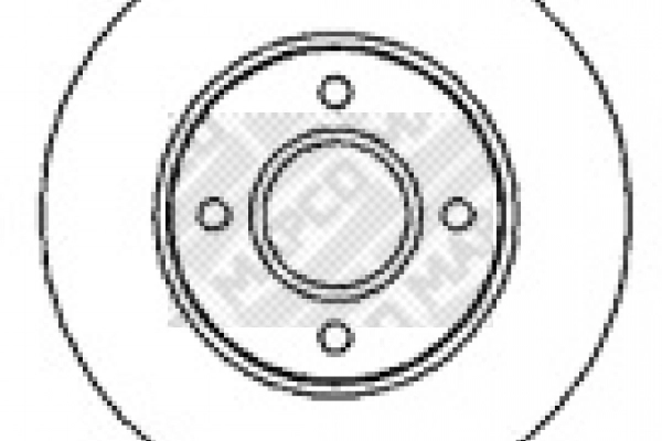 15817 MAPCO Тормозной диск (фото 1)