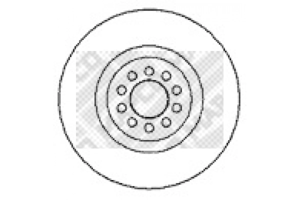 15872 MAPCO Тормозной диск (фото 1)