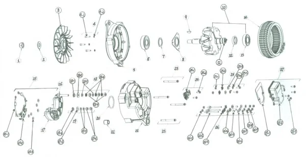 3944161A02 PRESTOLITE ELECTRIC Угольная щетка, генератор (фото 1)