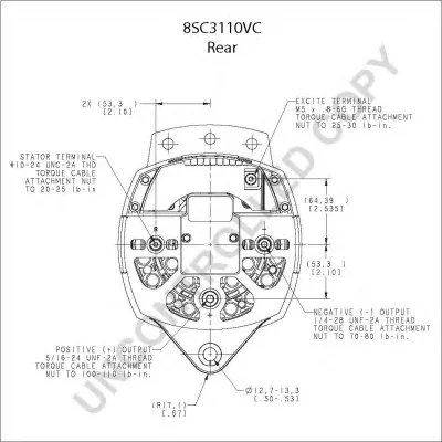 8SC3110VC120 PRESTOLITE ELECTRIC Генератор (фото 7)