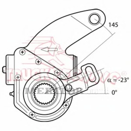 TT70.02.593 TRUCKTECHNIC Система тяг и рычагов (фото 2)