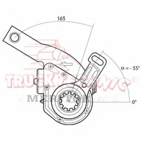 TT70.02.660 TRUCKTECHNIC Система тяг и рычагов (фото 2)