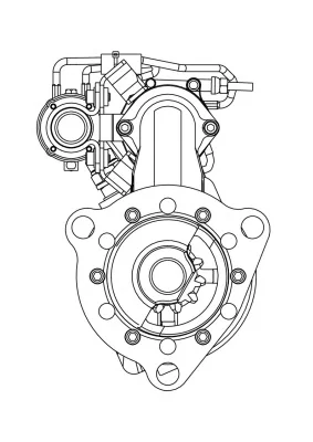 M125R3040SEP PRESTOLITE ELECTRIC Стартер (фото 1)