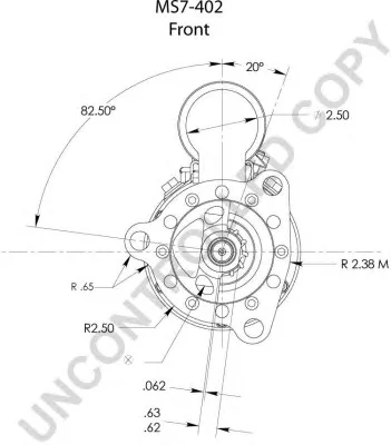 MS7-402A PRESTOLITE ELECTRIC Стартер (фото 2)